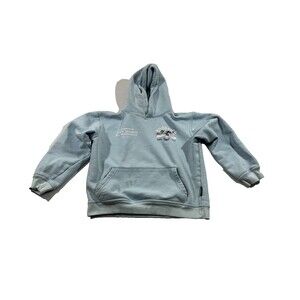 Hoodrich Hoodie Kids Blue Pullover Sweatshirt Cotton Eagle Graphic Sz Youth Sz L